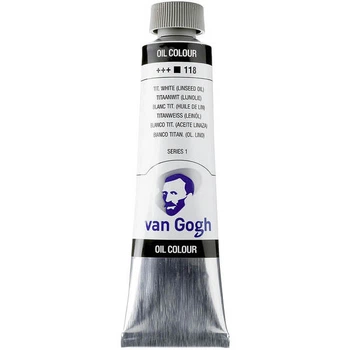 Краска масляная Van Gogh 40 мл (118) Белила титановые на льняном масле (02051183)
