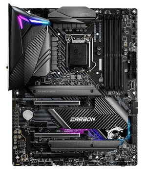 Материнська плата MSI MPG Z490 Gaming Carbon WiFi (MPG Z490 Gaming Carbon WiFi) (Socket 1200, Intel Z490, ATX) Б/в,U1