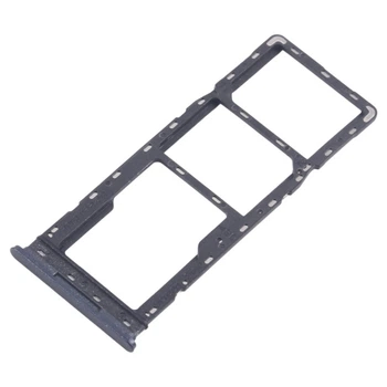 Держатель Sim-карты и карты памяти Infinix Smart 8 черный Timber Black на две Sim-карты High Copy