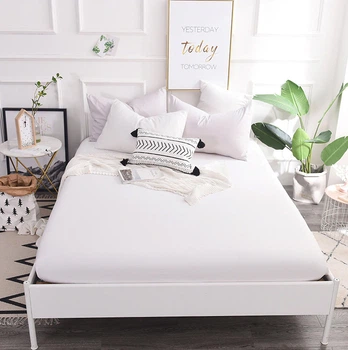 Простынь на резинке MirSon 11-2107 White 180 х 200 см (2200001082083)