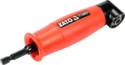 Тримач-адаптер кутовий YATO HEX - 1/4" L= 155 мм F=13 Нм під кутом 90° (YT-04631)