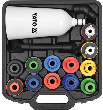 Lejek do oleju Yato z adapterami YT-06919 15 elementów (5906083048913)