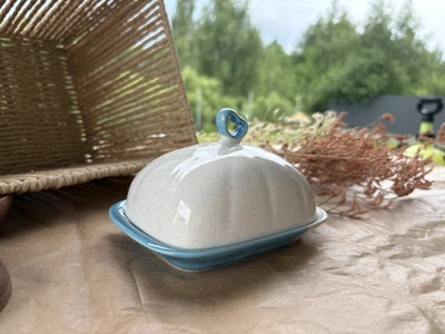 Маслёнка Капучино Blue 15,5 см