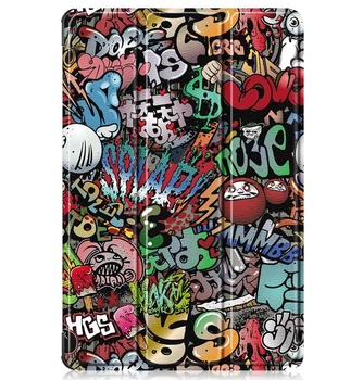 Чехол Primolux Slim для планшета Lenovo Tab TB-311 - Graffiti