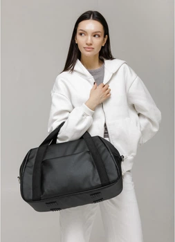 Женская спортивная сумка SAMBAG Черная (7390452026)