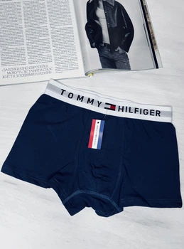 Чоловічі труси Tommy Hilfiger боксери 3XL 52 розмір Сталевий синій