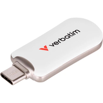 Флешка USB Type-C Verbatim 512GB Plectra White (30231)