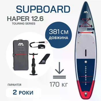 Надувная SUP доска сап борд 12.6 Aqua Marina HYPER BT-23HY02