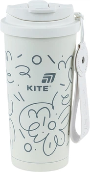 Термокружка Kite 550 мл белая (K25-1226-3)