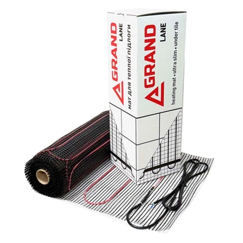 Теплый пол Grand Lane GL-mat 8 м² 1440 Вт нагревательный мат glm14480 в слой плиточного клея