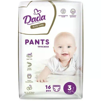 Підгузки-трусики Dada Elite Care розмір 3 Midi (6-11 кг), 16 шт