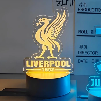 3D ночник Ливерпуль (светильник Liverpool FC) на USB