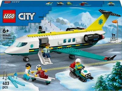 Конструктор LEGO City Літак швидкої медичної допомоги 403 деталі (60465)