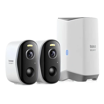 Камера відеоспостереження Baseus Security N1 Outdoor Camera 2k 2-cam White (S0TW002131)