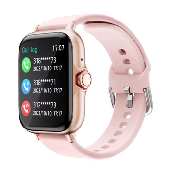 Смарт часы U-Watch с экраном 1,83 дюйма с звонками по Bluetooth розовый