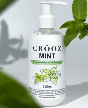 Зволожуючий крем для ніг Crooz із сечовиною та ментолом 250 мл