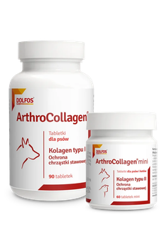 Dolfos (Долфос) ArthroCollagen mini добавка для укрепления суставного хряща у собак и кошек, 60 таблеток