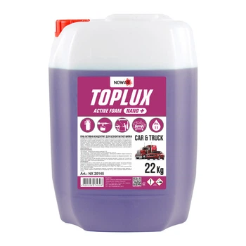 Активная пена для бесконтактной мойки NOWAX TOPLUX NANO ACTIVE+ FOAM концентрат 22 кг STM02052