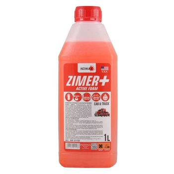 Пена активная для бесконтактной мойки NOWAX ZIMER+ ACTIVE FOAM NX01158 суперконцентрат 1 л STM02043
