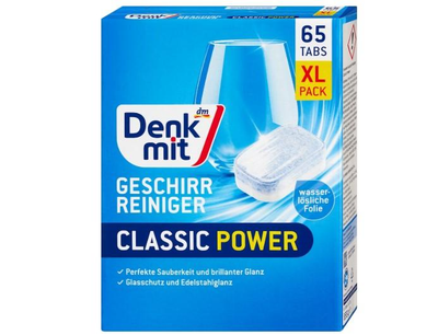 Таблетки для посудомийної машини Denkmit Classic, 65 шт (270605)