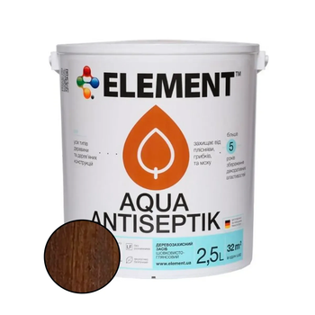 Антисептик для дерева ELEMENT Aqua Antiseptik Палисандр 2.5л