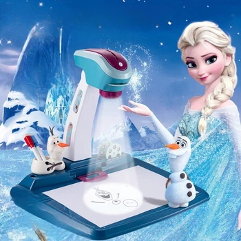 Доска для рисования с проектором Disney Frozen 2 Холодное сердце 2 7115 Синий