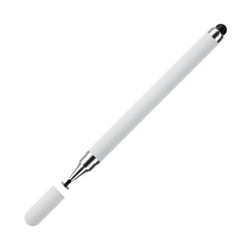 Універсальний Стилус 2в1 Stylus Touch Pen для смартфона, телефону, планшета, сенсорного екрану. Білий