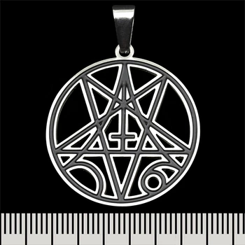 Кулон Morbid Angel (pentagram), круглий (ptsb-237)