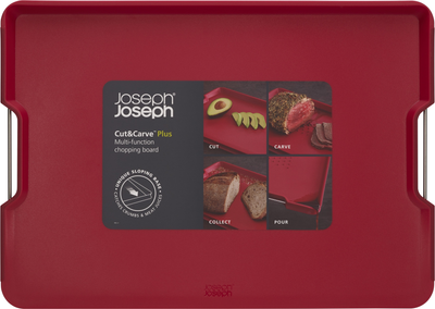 Deska Joseph Joseph XL Cut&Carve Plus Czerwona (5028420005141)