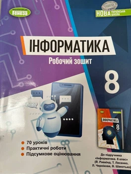 Інформатика, 8 клас. Робочий зошит - Ривкінд Й. Я.