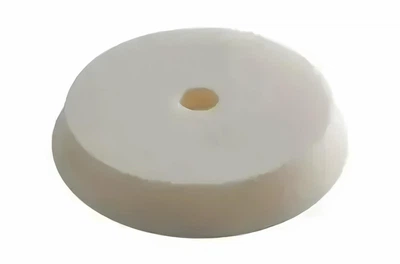 Круг полировальный поролоновый Polystar Abrasive белый с липучкой, мягкий, 150мм (24694)