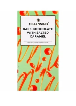 Шоколад чорний Millennium Солона карамель 100 г (22-0119)