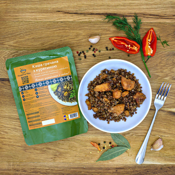 Каша гречневая с курицей 250г