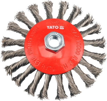 Szczotka druciana YATO tarczowa 125 mm (YT-4764)