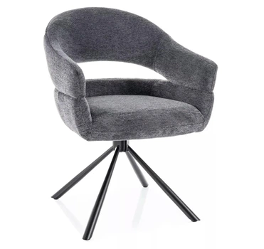 Стул кухонный BORGO RAVEN черный каркас / темно-серый 18 BORGORCCSZ Signal