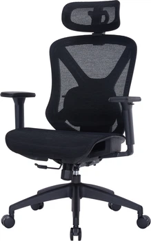 Кресло компьютерное офисное эргономичное OfficePro Atlas Black (OC630-B-B-B)