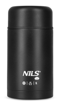 Termos obiadowy NILS CAMP NC3802 1000 ml Czarny (5908261682476)