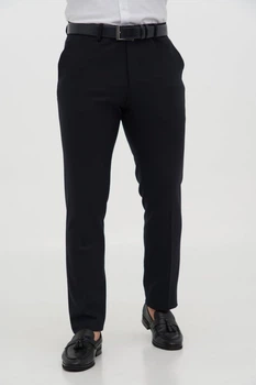 Штани slim fit Trend Collection 1260 Темно-синій 31