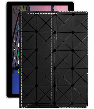 Чохол з екошкіри для планшету Bravis NB108 10.1 4G Чорний ромб