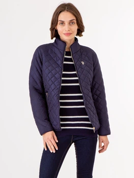Куртка демисезонная короткая женская U.S. Polo Assn 120325843 S Синяя (1159840179)
