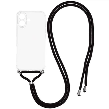 Захисний чохол UniCase AirBag with Strap для iPhone 17 - Transparent