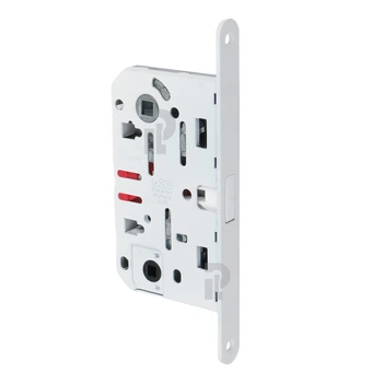 Врезной магнитный замок WC AGB Mediana Polaris XT, 96/50 мм, белый (B06102.50.FM)