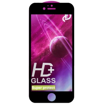 Захисне скло Glass Full Glue Space для Apple iPhone 5/5S (Чорний)