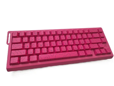 Механічна клавіатура на магнітних світчах Attack SHARK X68 HE Rapid Trigger, 8K, 68 key PBT, RGB, Win,Mac OS, УКР та АНГЛ, Pink/РОЖЕВА (X68HE-Pink)