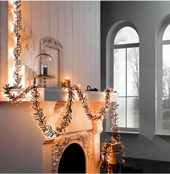 Новогодняя гирлянда LIVARNO home 580 Led 4 м Теплый белый