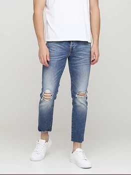 Джинси Slim Fit чоловічі H&M 0570699_12 30 Блакитні (KAY2000000898230)