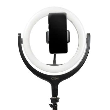 Лампа кільцева для селфі CH CODN-539B 10inch 26см 15W 3000-6500K Black