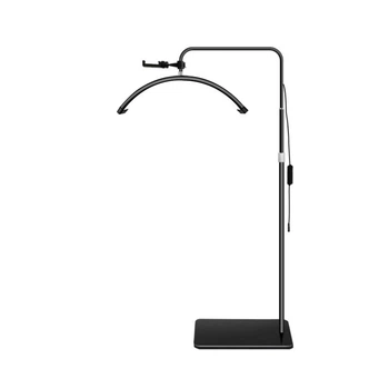 Безтіньова LED лампа CH HD-M6X 36W 58cm у формі півмісяця 3000K-6000K Black