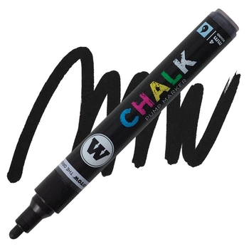 Меловой маркер Molotow CHALK Black (Черный) 4 мм