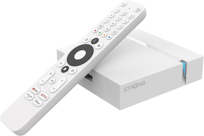 Odtwarzacz multimedialny Strong Android TV BOX LEAP-S3+ White (76-5261-00)